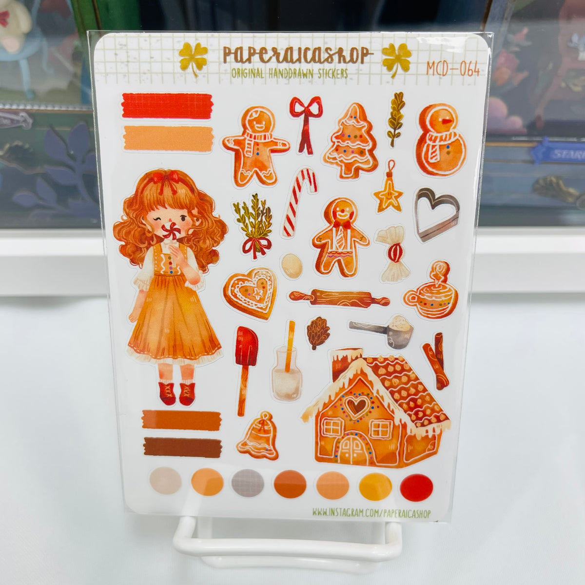 PaperaicaShop Gingerbread Planner Sticker – Little Craft Place