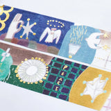 Cozyca Products - CHIHIRO SONODA Washi Tape - INORI to HIKARI

Washi tape&nbsp;by artist CHIHIRO SONODA, who is also known for embroidered works such as brooches and earrings.&nbsp;A beautiful design with various prayers and wishes.&nbsp;The occasional shiny gold foil stamping is an accent.

20mm wide x 5m long