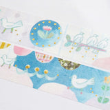 Cozyca Products - CHIHIRO SONODA Washi Tape - TORI no OTOSHIMONO

Washi tape by artist CHIHIRO SONODA, who is also known for embroidered works such as brooches and earrings. The shining gold foil-stamped "bird oyster" has a unique and cute design. Pay attention to the clear expression of the bird.

20mm wide x 5m long