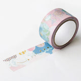 Cozyca Products - CHIHIRO SONODA Washi Tape - TORI no OTOSHIMONO

Washi tape by artist CHIHIRO SONODA, who is also known for embroidered works such as brooches and earrings. The shining gold foil-stamped "bird oyster" has a unique and cute design. Pay attention to the clear expression of the bird.

20mm wide x 5m long