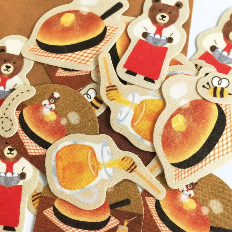 Moon Pancake Sticker Cafe Moon Pancake Flake Sticker – Little Craft Place