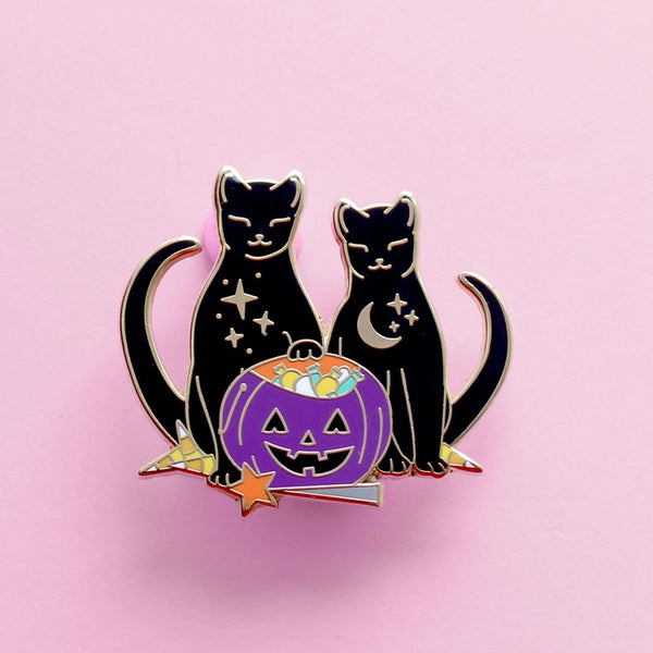Candy Cats Enamel Pin – Halloween Collection