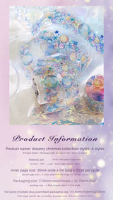 Candy Poetry Holographic PET Tape