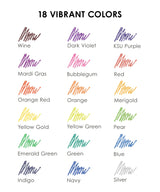 Unleash your creativity and add a touch of sparkle to your artistic endeavors with Grabie Glitter Gel Pens. With a stunning array of 18 vibrant colors packed with shimmering glitter, these pens ignite the imagination with brilliant shades of the rainbow.

COLOR-CHANGING GLITTER INK -&nbsp;The advanced glitter technology shifts hues based on the ink color, showcasing a stunning chameleon effect when exposed to sunlight.