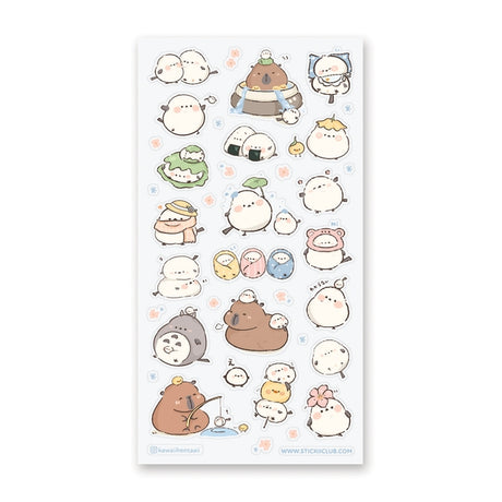 STICKII Capy & Birdy Besties Sticker Sheet