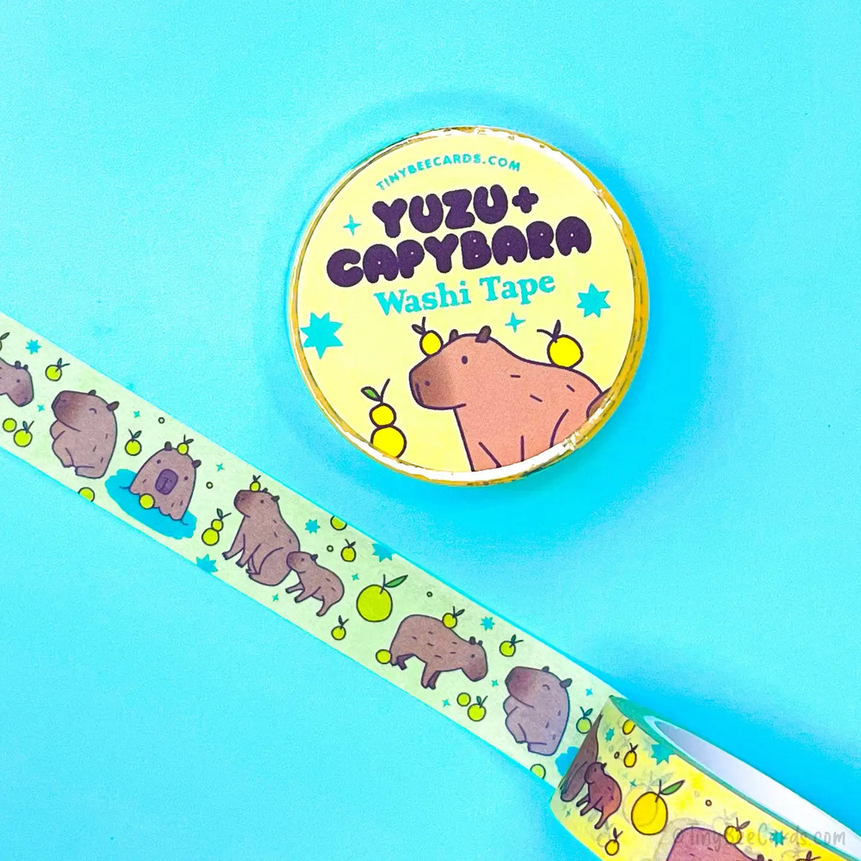 Capybara & Yuzu Washi Tape