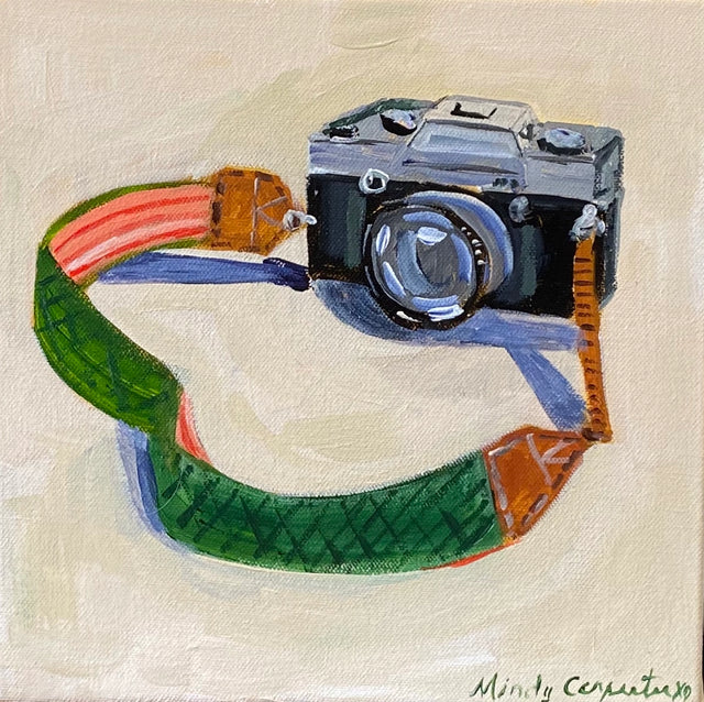 Carpe Diem Papers - Vintage Camera Postcard