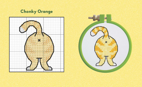 Cat Butts Cross-Stitch Kit

Create 3 purr-fect 2-inch miniature cross-stitch masterpieces of oh-so-cute cat butts with this adorable kit: