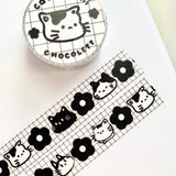 Chocolett Cat Washi Tape