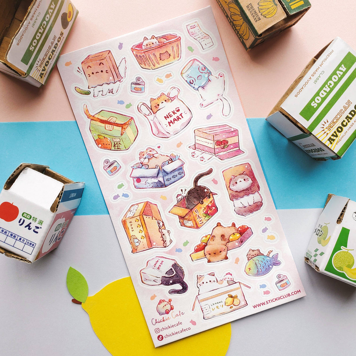 STICKII Neko Mart Sticker Sheet