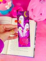 The design for this bookmark was illustrated by me and inspired by my love for books! The illustration is then professionally printed and made into this cute bookmark. The bookmark size is 2" x 6", it is printed on heavyweight 110lb matte card stock, laminated, and is single sided.