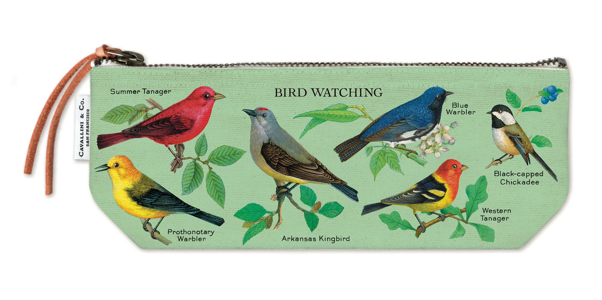 Cavallini & Co. Bird Watching Mini Pouch
