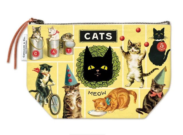 Cavallini & Co. - Cats Vintage Pouch