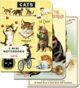 Cavallini &amp; Co. 3 Mini Notebooks - Cats

This Set includes 3 high quality notebooks