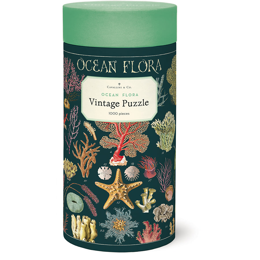 Cavallini & Co 1,000 Piece Puzzle - Ocean Flora