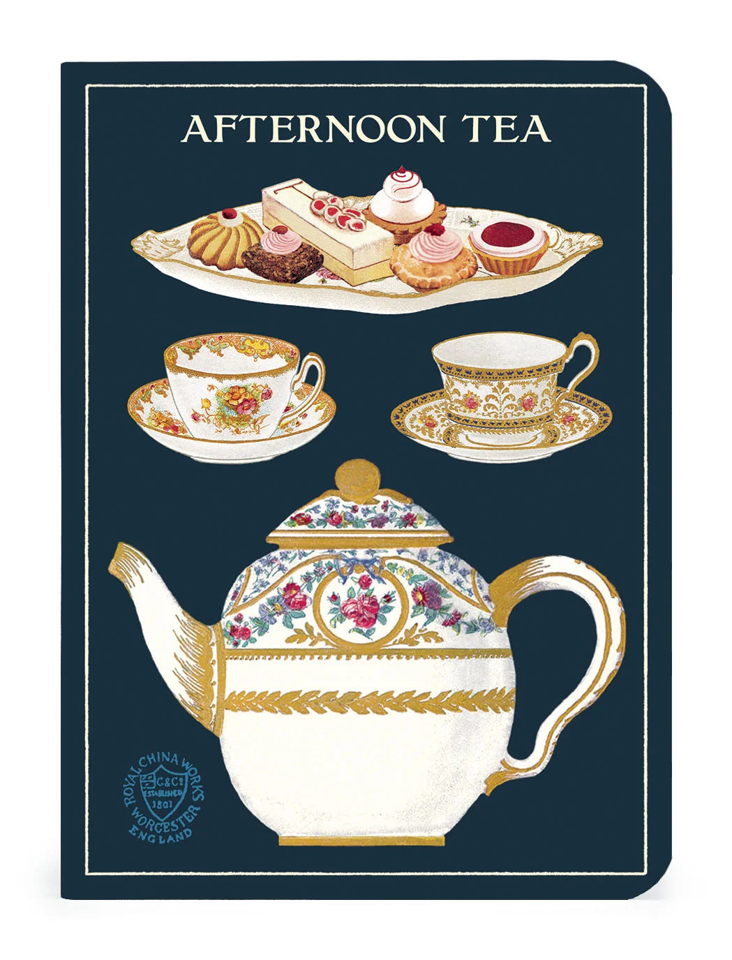 Cavallini & Co. 3 Mini Notebooks - Tea Time