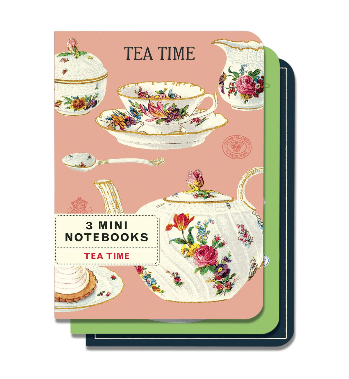 Cavallini & Co. 3 Mini Notebooks - Tea Time