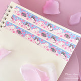 Cherry Blossom Bunny and Cats Washi Tape
