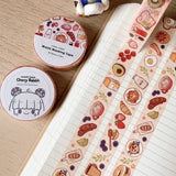 Decorate your planner / diary with this cute little washi tape ♡


Roll size: 15mm x 10m
Material: Washi
Includes 1 roll of washi