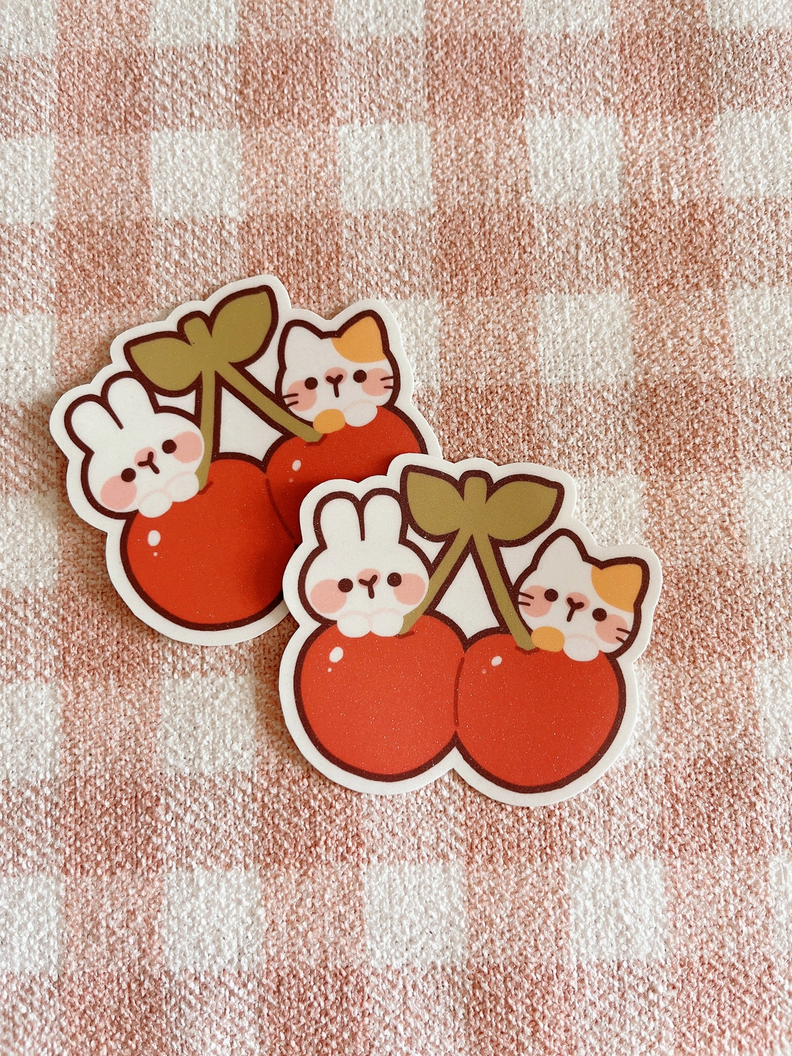 Cherry Rabbit Cherry Friends Sticker