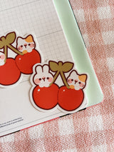Cherry Rabbit Cherry Friends Sticker