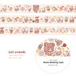 Cherry Rabbit Cat Friends Washi Tape

Decorate your planner / diary with this cute little washi tape ♡


Roll size: 15mm x 10m
Material: Washi
Includes 1 roll of washi