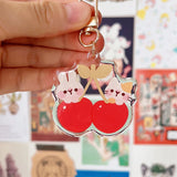 Cherry Rabbit Cherry Friends Keychain