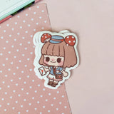 Cherry Rabbit Cherry's Postal Service Sticker

Size: 50mm x 70mm
Material: Matte Glitter Vinyl Sticker
Waterproof