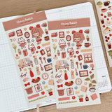 Cherry Rabbit Cozy Home Sticker Sheet