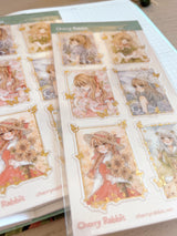 Cherry Rabbit Flower Series 2 Sticker Sheet