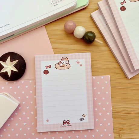 Write down your to do list, grocery list, plants to buy list… whatever kind of list you want! 📝✨

Tear-able sheets
50 sheets per pad
Size: 6.5 x 9 cm
Includes 1 memo pad