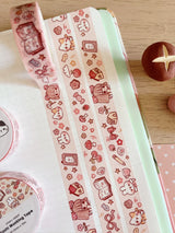 Cherry Rabbit Sketch Doodles Washi Tape