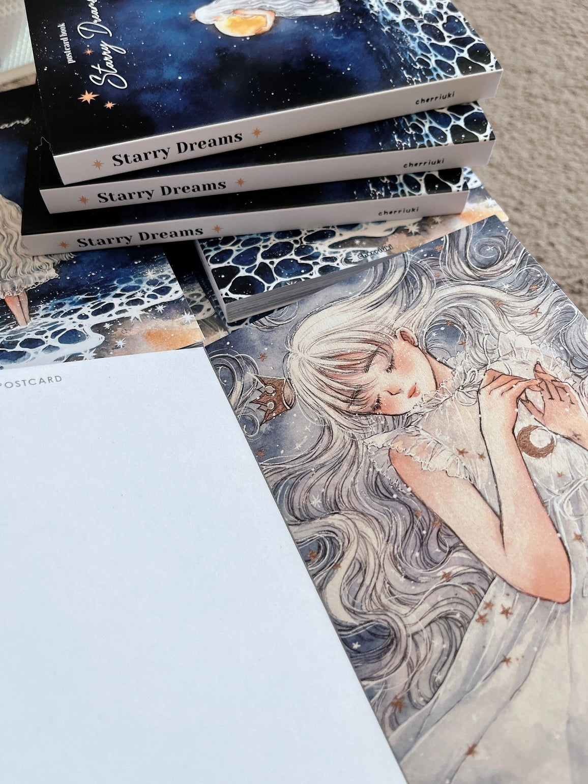 Cherry Rabbit Starry Dreams: Postcard Book