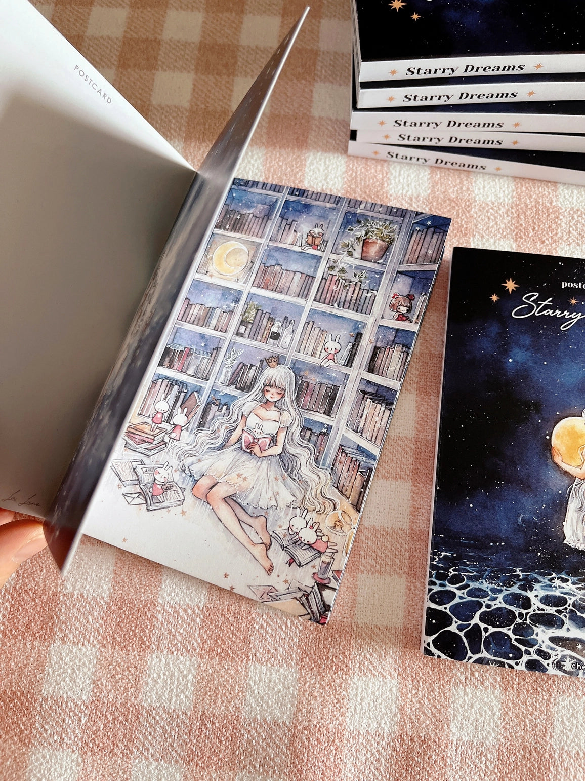 Cherry Rabbit Starry Dreams: Postcard Book