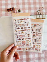 Cherry Rabbit Sushi Party Sticker Sheet