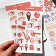 Cherry Rabbit Sushi & Rabbits Sticker Sheet 025