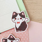 Cherry Rabbit Tuxedo Cat Sticker

Size: 50mm x 70mm
Material: Matte Vinyl Sticker
Waterproof