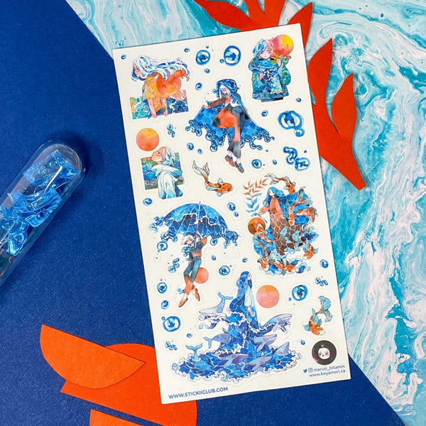 Children of Sea & Sun Sticker Sheet