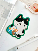 Chocolett - Kitty Labubu Vinyl Sticker

This sticker was made from a tough waterproof and weatherproof vinyl material.&nbsp;

approximately 3 x 3 inches big