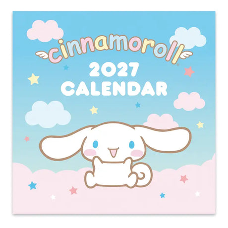 Make 2027 your best year yet with this classic 12" × 12" Cinnamoroll™ Wall Calendar (Jan.–Dec. 2027). Filled with adorable artwork, this 12-month calendar doubles as cheerful wall décor, brightening any space while helping you stay organized all year.

• 12"w x 12"h closed 
• 12 months (Jan.–Dec. 2027) • 13 pages; 150 gsm acid-free, FSC®-certified paper 
• Saddle-stitch binding 

© 2026 SANRIO CO., LTD. Used Under License.

