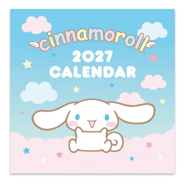 Make 2027 your best year yet with this classic 12" × 12" Cinnamoroll™ Wall Calendar (Jan.–Dec. 2027). Filled with adorable artwork, this 12-month calendar doubles as cheerful wall décor, brightening any space while helping you stay organized all year.

• 12"w x 12"h closed 
• 12 months (Jan.–Dec. 2027) • 13 pages; 150 gsm acid-free, FSC®-certified paper 
• Saddle-stitch binding 

© 2026 SANRIO CO., LTD. Used Under License.

