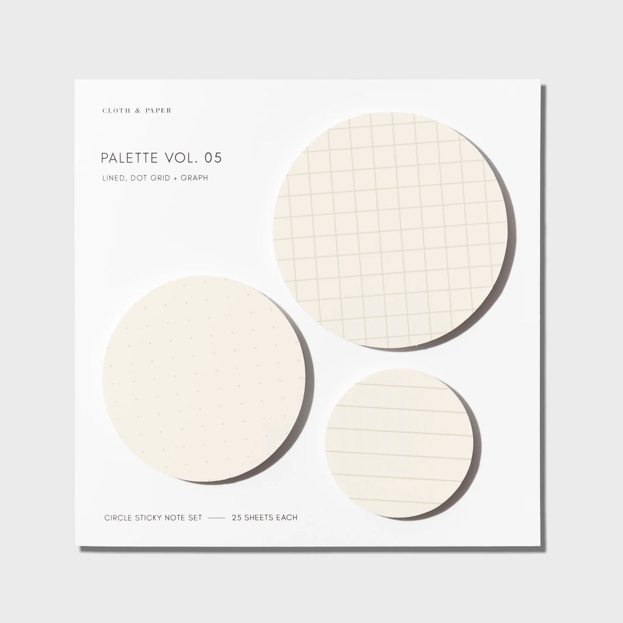 Circle Sticky Note Set - Angora Vol. 5
