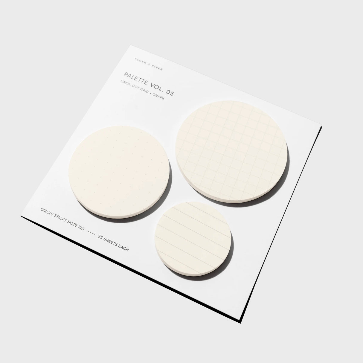 Circle Sticky Note Set - Angora Vol. 5