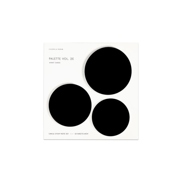 Circle Sticky Note Set -  Avant Garde Vol 2E
