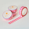 Cute &amp; colourful hand drawn gingham washi tape!

This paper masking tape is perfect for decorating your bullet journal and planners, scrapbooking &amp; gift wrapping. It'll add some fun and colour to any surface and is easy to peel off.

10m x 15mm