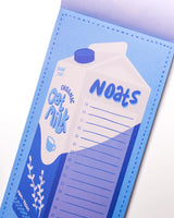 Oat Milk "N-Oat-Pad" Notepad by Clem & Co.

Clem the Bun loves puns almost as much as she loves oats! So she thought the side of her oat milk carton was the perfect place to jot down all her n-oats!