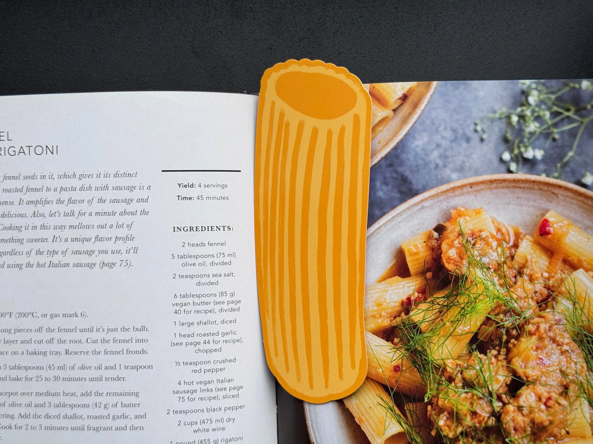 Read-A-Toni Pasta by Clem & Co.

It would be pre-pasta-rous if you didn’t get our Rigatoni bookmark. We are pasta-tive it will make you love to read-atoni even more!