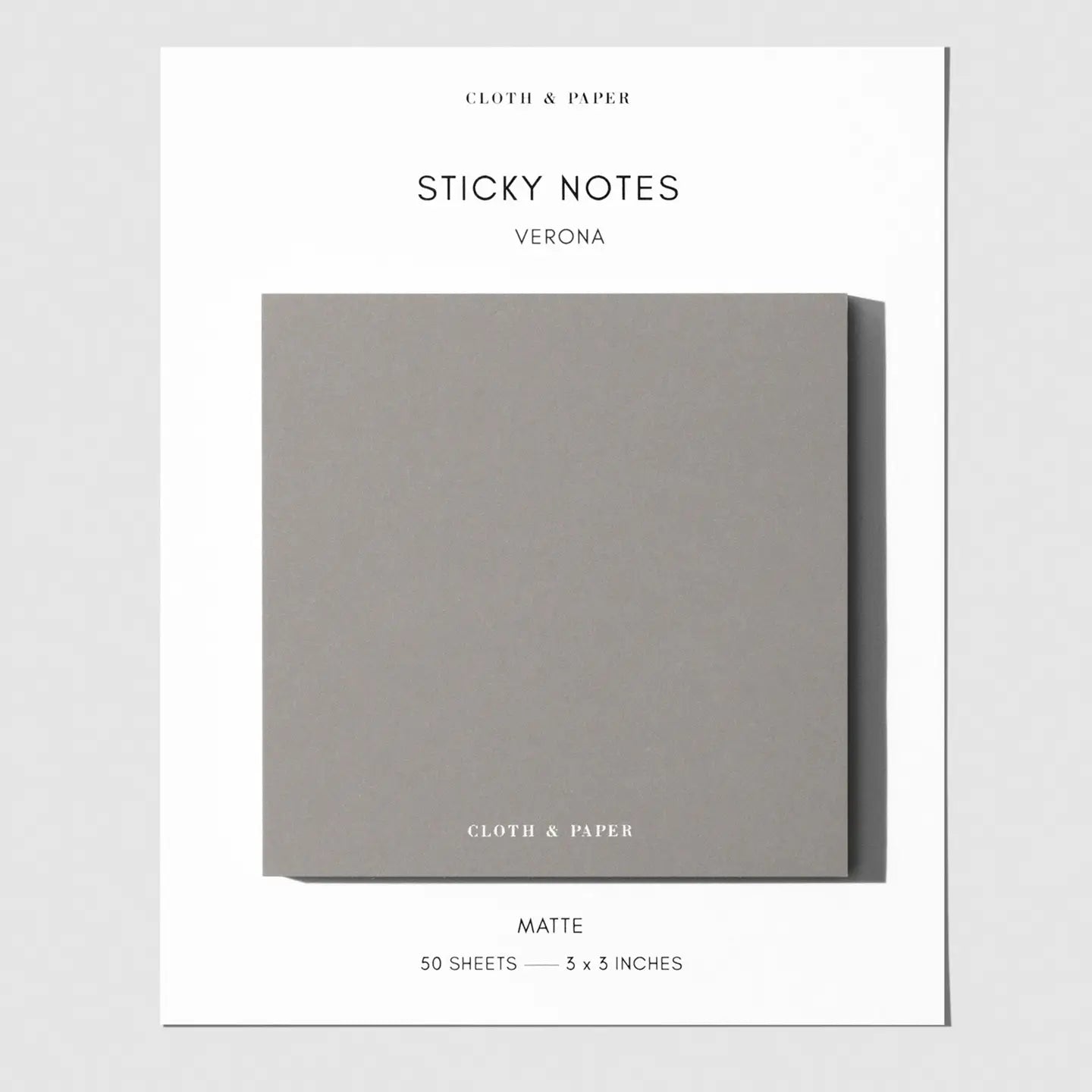 Add the slightest hint of color to your planner with our beautiful note neutrality sticky notes.

measures 3 x 3 inches square
50 sheets
self adhesive