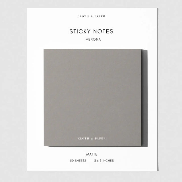 Add the slightest hint of color to your planner with our beautiful note neutrality sticky notes.

measures 3 x 3 inches square
50 sheets
self adhesive