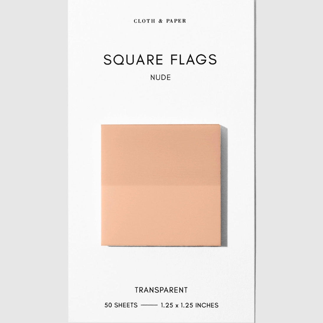 Square Transparent Page Flags provide a subtle way to mark information you want to reference again. Their slightly frosted finish maintains clarity when layered over text, making them a practical tool for marking pages in books, highlighting passages, or labeling sections throughout notebooks and documents. Thin construction keeps bulk to a minimum, even when used across multiple pages.